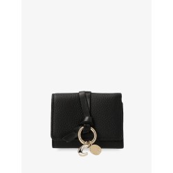 Mini Alphabet Trifold Leather Wallet