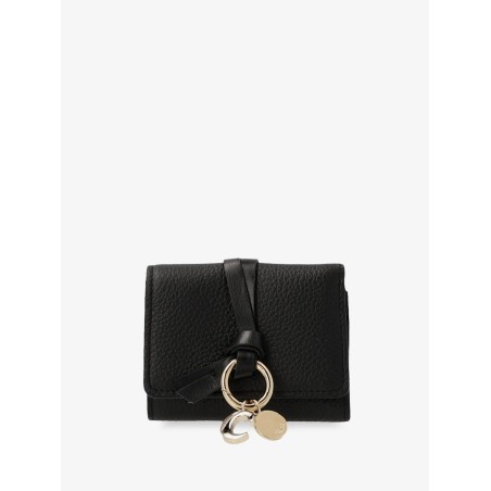 Mini Alphabet Trifold Leather Wallet