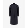Cashmere coat with satin lining