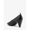 Origami Cubic leather pumps