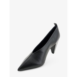 Origami Cubic leather pumps