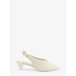 Origami Cubic leather slingback