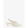 Origami Cubic leather slingback