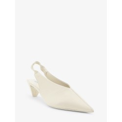 Origami Cubic leather slingback