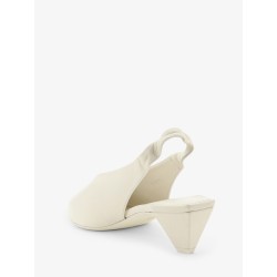 Origami Cubic leather slingback