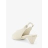 Origami Cubic leather slingback
