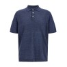 Linen cotton polo shirt