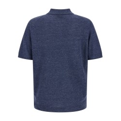 Linen cotton polo shirt