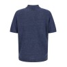 Linen cotton polo shirt