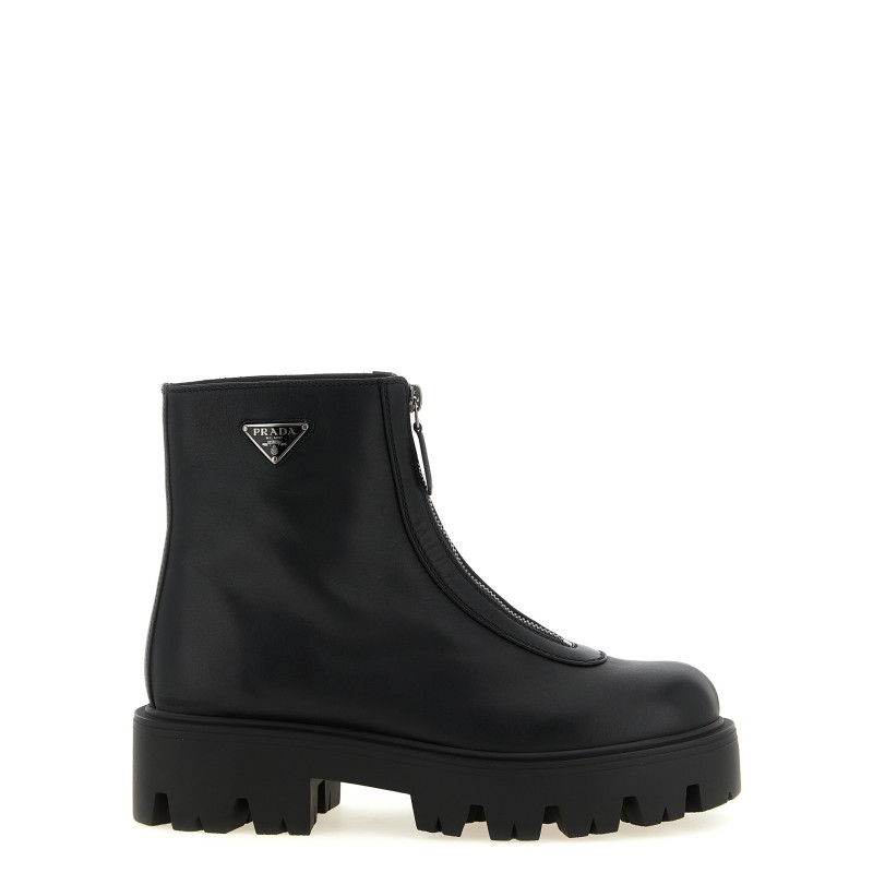 Zipped ankle boots