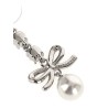 'Bow Crystal Charm' earrings