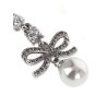 'Bow Crystal Charm' earrings