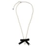 'Black Bow Pearl' necklace
