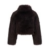 'Gravina' eco-fur coat