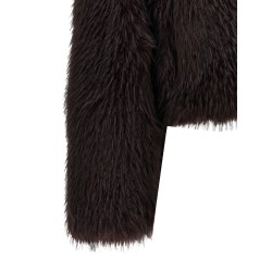 'Gravina' eco-fur coat