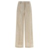 Lamé thread trousers