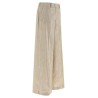 Lamé thread trousers