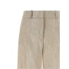 Lamé thread trousers
