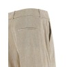Lamé thread trousers