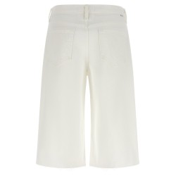 'The Whole Lot Zip Twist Fray' bermuda shorts