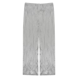 PANTALONE IN VISCOSA TESTURIZZATA