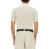 COTTON AND SILK POLO SHIRT