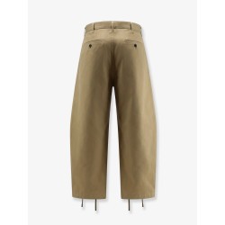 Cotton trousers with belt