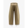 Cotton trousers with belt
