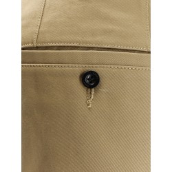 Cotton trousers with belt