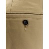 Cotton trousers with belt