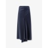Wool blend long skirt