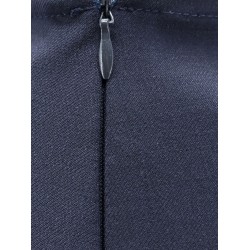 Wool blend long skirt