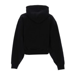 FELPA CON ZIP E CAPPUCCIO