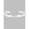 BRACCIALE "MANCHETTE PLAT" CON LOGO
