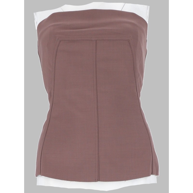 TOP BUSTIER IN LANA