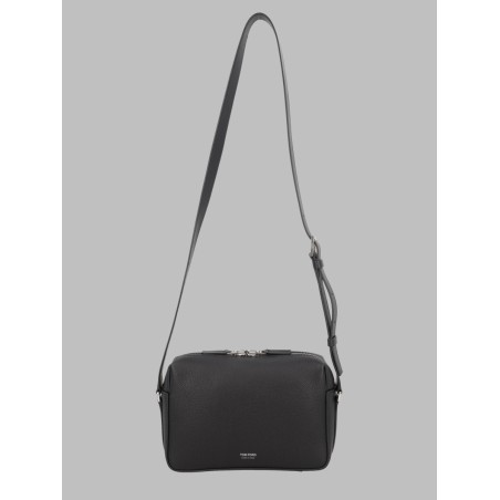 BORSA A TRACOLLA IN PELLE MARTELLATA