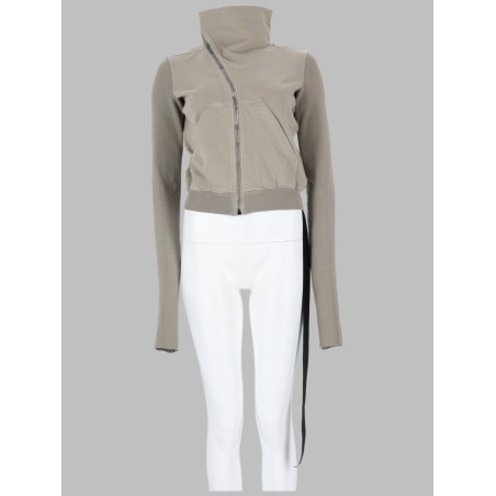 FELPA "MOUNTAIN" CON ZIP ASIMMETRICA