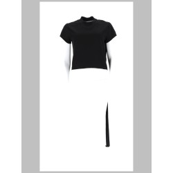 T-SHIRT CROPPED IN COTONE