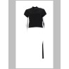 T-SHIRT CROPPED IN COTONE