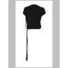 T-SHIRT CROPPED IN COTONE
