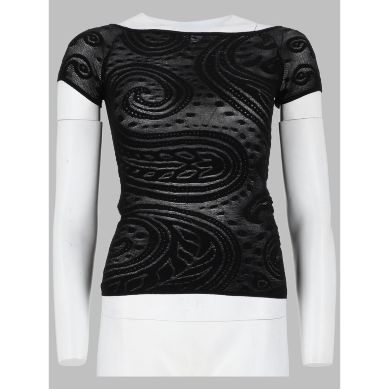 TOP JACQUARD CON MOTIVO PAISLEY