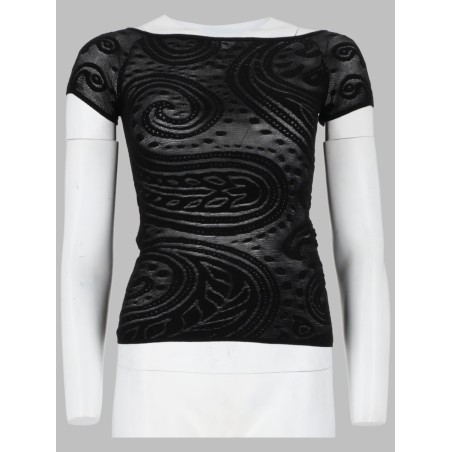 TOP JACQUARD CON MOTIVO PAISLEY