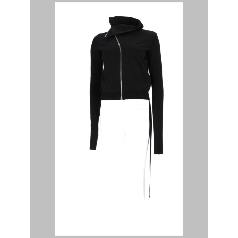 FELPA "MOUNTAIN" CON ZIP ASIMMETRICA