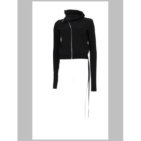 FELPA "MOUNTAIN" CON ZIP ASIMMETRICA