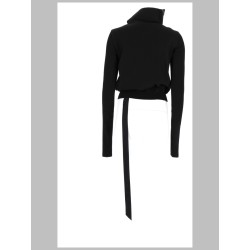 FELPA "MOUNTAIN" CON ZIP ASIMMETRICA