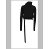 FELPA "MOUNTAIN" CON ZIP ASIMMETRICA