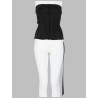 TOP "SPLINTERED BUSTIER"