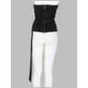 TOP "SPLINTERED BUSTIER"