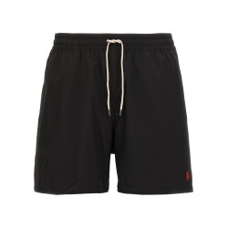 Logo embroidery swim shorts