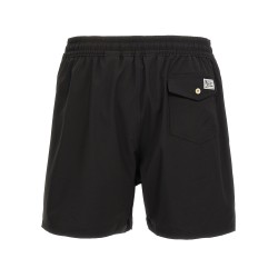 Logo embroidery swim shorts